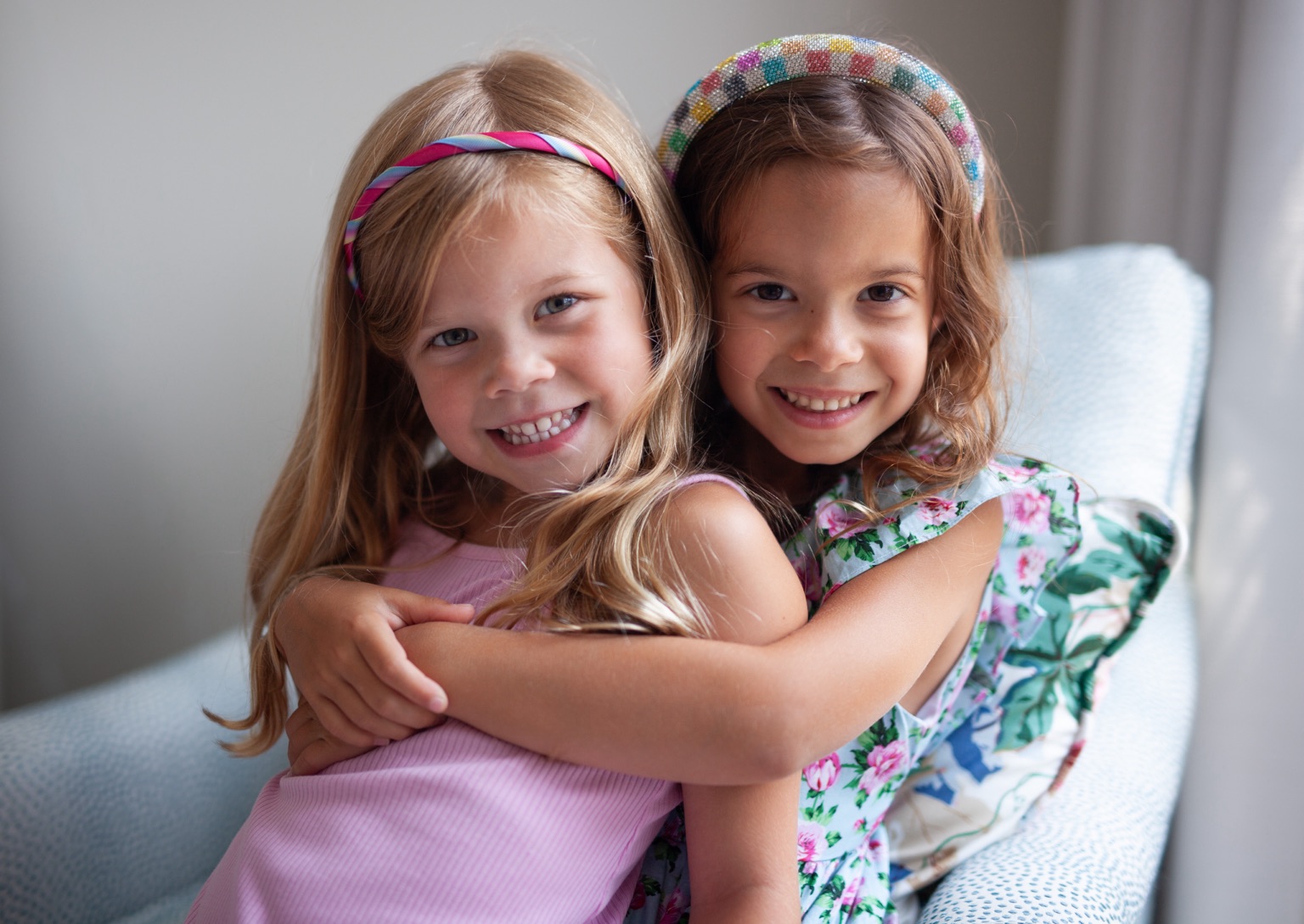 Portrait of two sisters